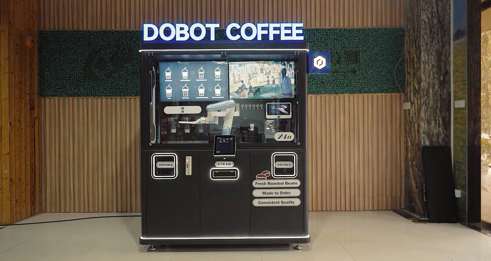 零售业突围全靠它了...... 越疆机器人咖啡站震撼上市！